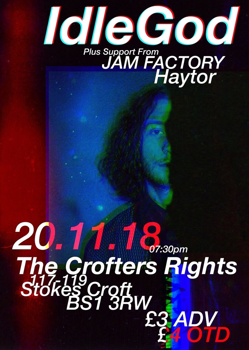 IdleGod 0.5 EP Launch W Dante Miller & JAM FACTORY at Crofters Rights