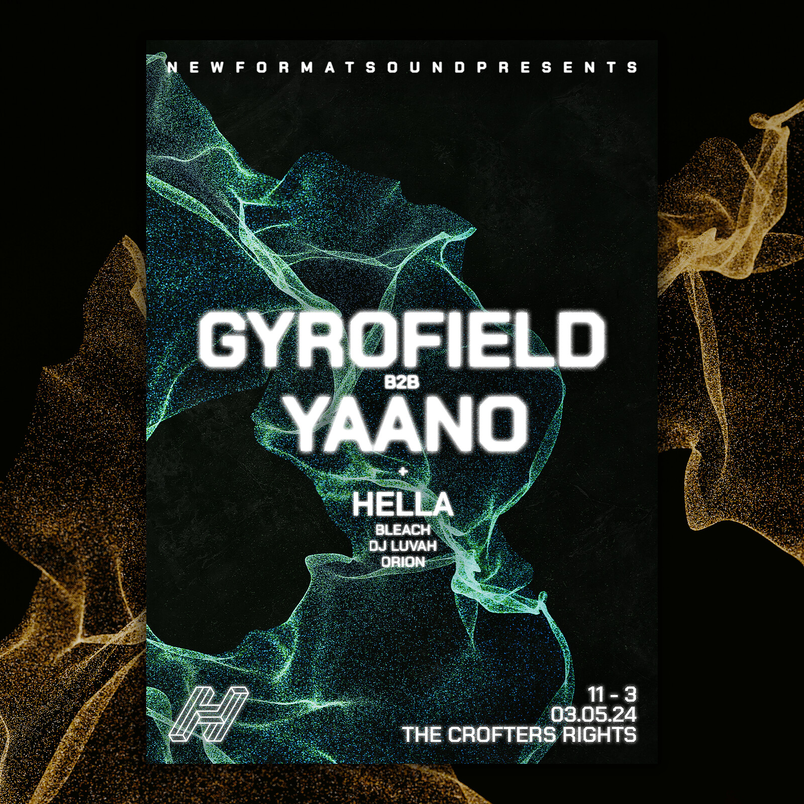 New Format Sound: Gyrofield b2b YAANO at Crofters Rights