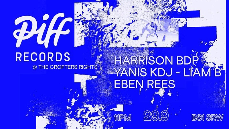 Piff Records Takeover w/ Harrison BDP + Eben Rees at Crofters Rights