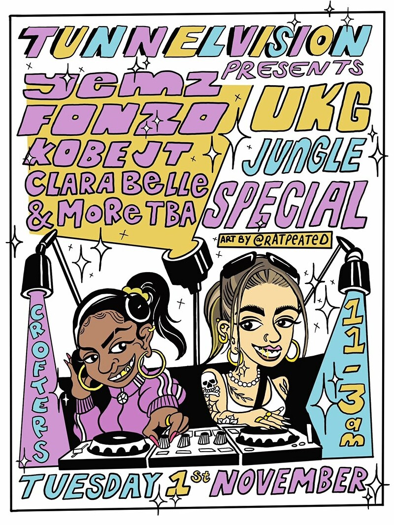 POSTPONED Tunnel Vision: UKG & Jungle Special at Crofters Rights