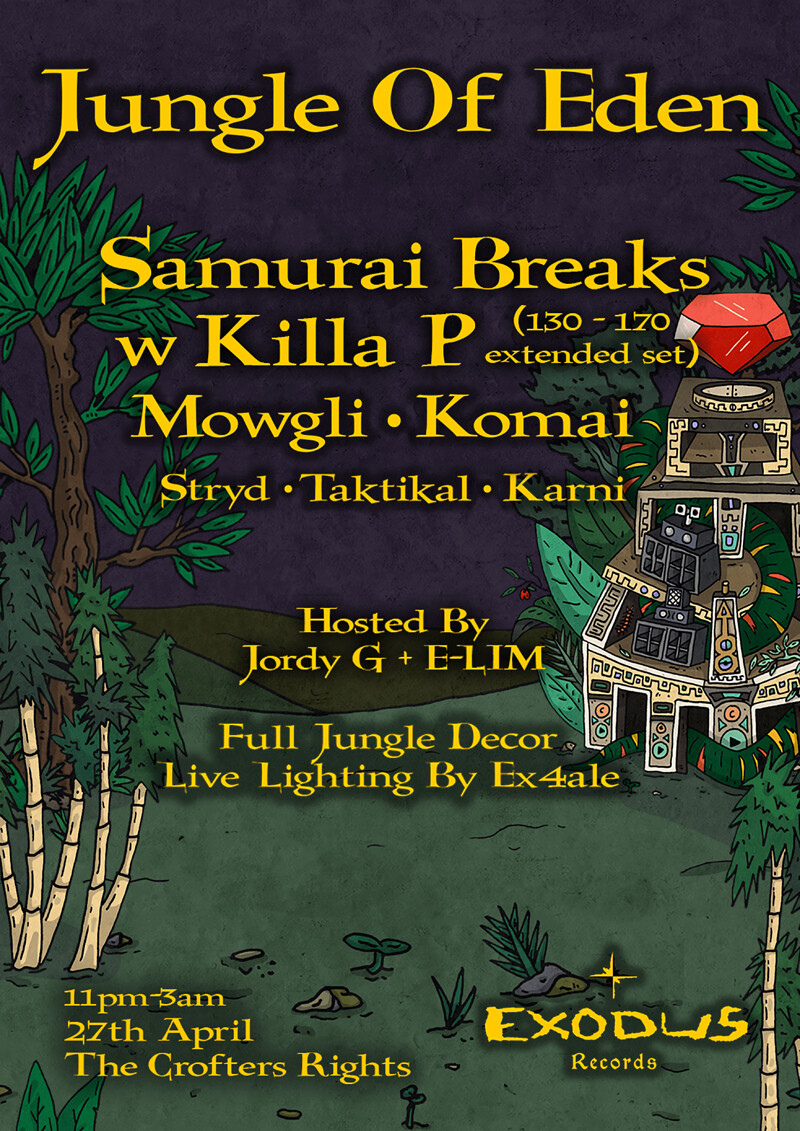 Samurai Breaks w Killa P, Mowgli & Komai at Crofters Rights