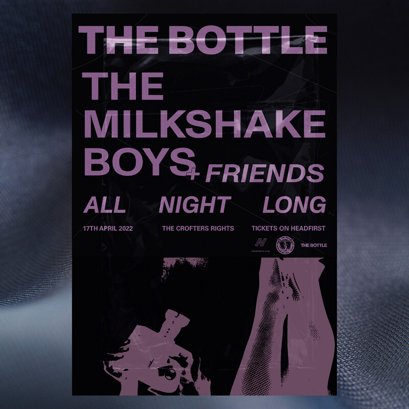 The Bottle by night: The Milkshake Boys + Friends at Crofters Rights