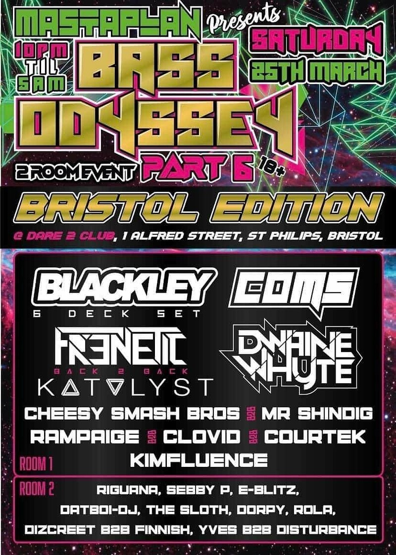 Bass Odyssey Vol 6 Bristol Edition at Dare to Club
