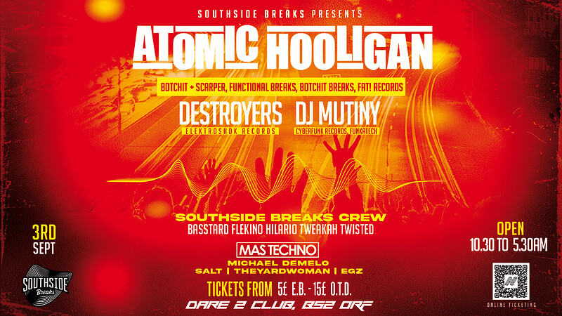 SSB 008: Atomic Hooligan / Destroyers / DJ Mutiny at Dare to Club