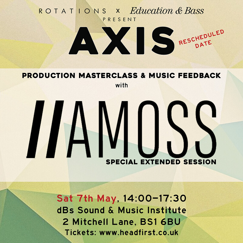 AXIS presents: Amoss at dBs Sound & Music Institute, BS1 6BU