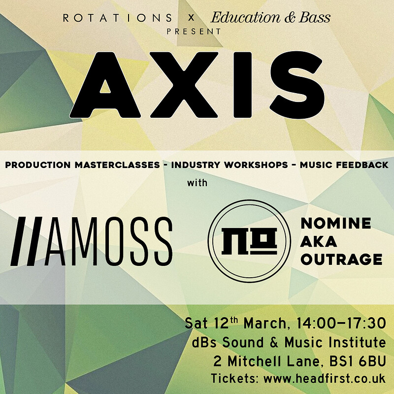 Rotations x Education & Bass present: AXIS at dBs Sound & Music Institute, BS1 6BU