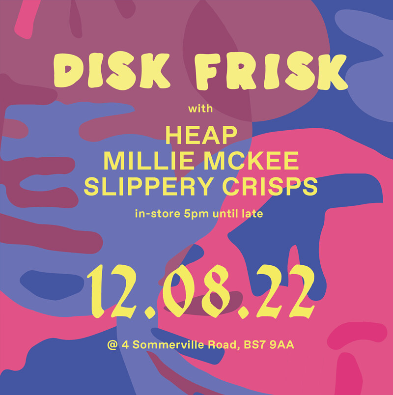 DISK FRISK INSTORE at Disk Frisk