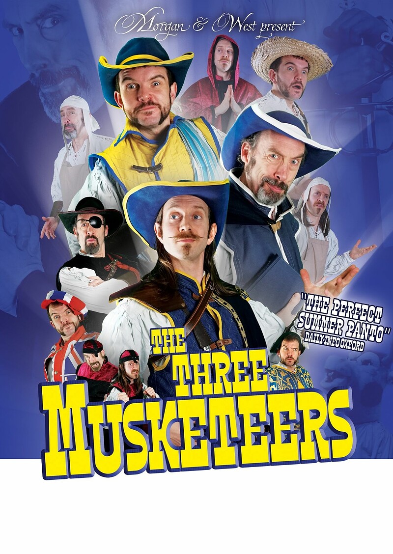 Morgan and West's The Three Musketeers at Eastville Park Old Swimming Pool Garden