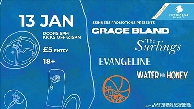 Grace Bland plus support - 5 bands for £5 at Electric Bear Brewing in Bristol