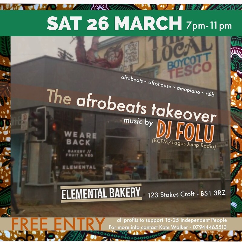 The afrobeats takeover at Elemental Bakery