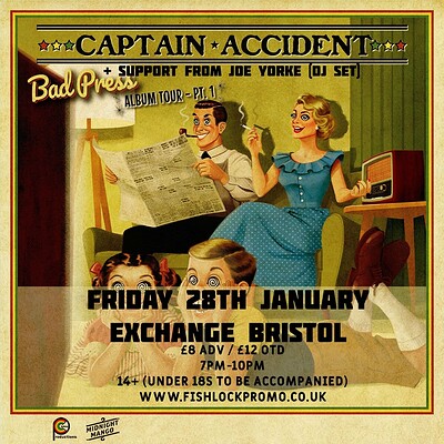 Captain Accident at Exchange in Bristol
