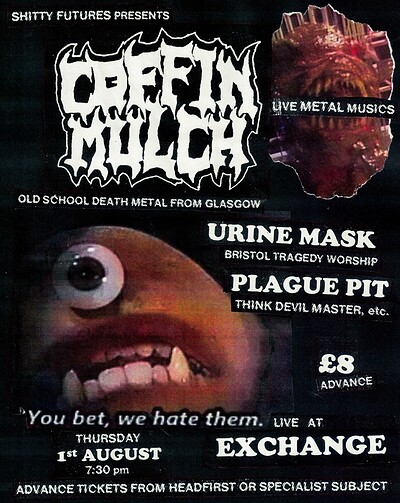 COFFIN MULCH, URINE MASK and PLAGUE PIT at Exchange