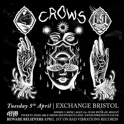 Crows at Exchange in Bristol