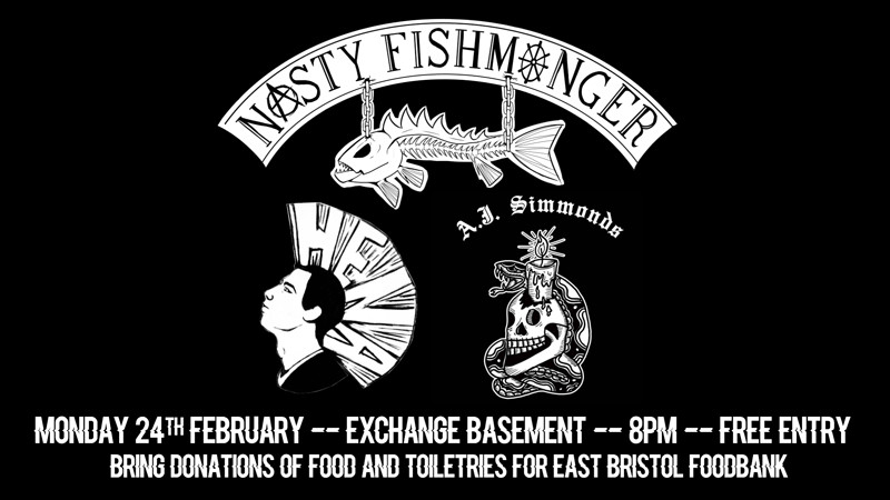 Nasty Fishmonger & Friends Charity Basement Bash at Exchange