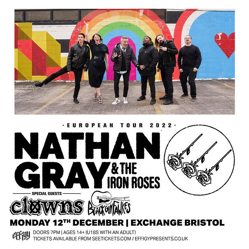 Nathan Gray & The Iron Roses at Exchange
