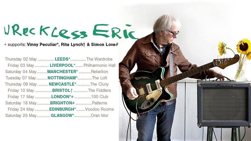 Rita Lunch, Wreckless Eric, Simon love, + more at Fiddlers