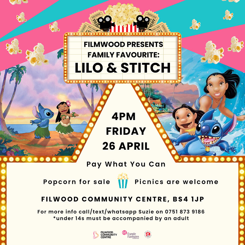 Filmwood - Lilo & Stitch at Filwood Community Centre