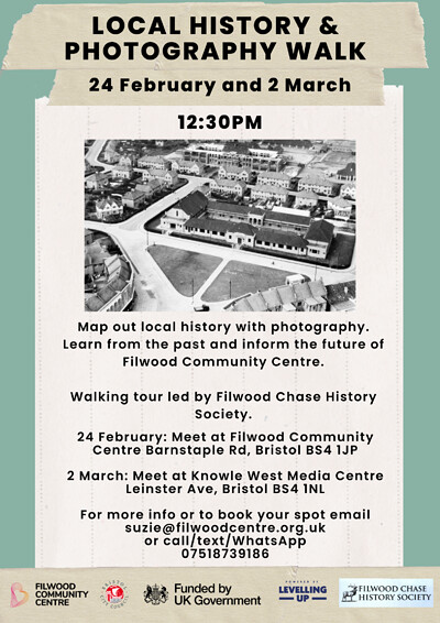 Filwood Local History and Photography Walk at Filwood community centre