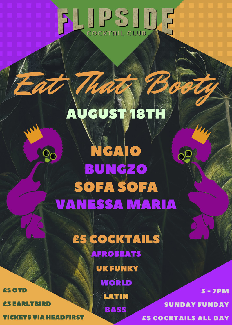 Eat That Booty : Sunday Funday at Flipside Cocktail Club