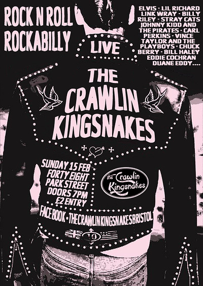 Crawlin Kingsnakes Rockabilly at Forty Eight Park Street