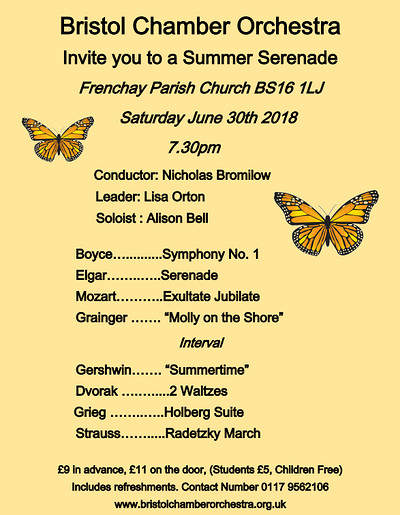 Bristol Chamber Orchestra at Frenchay Parish Church