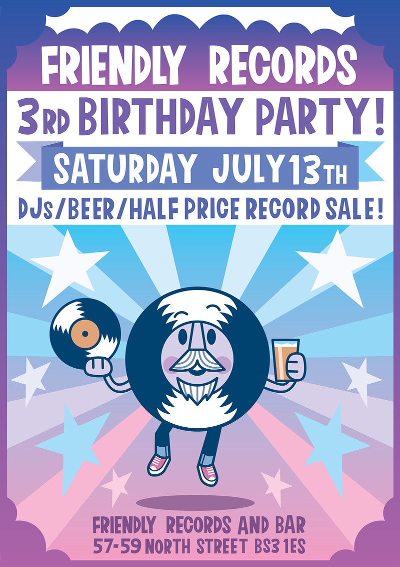 Friendly Records Shop turns 3 at Friendly Records Bar