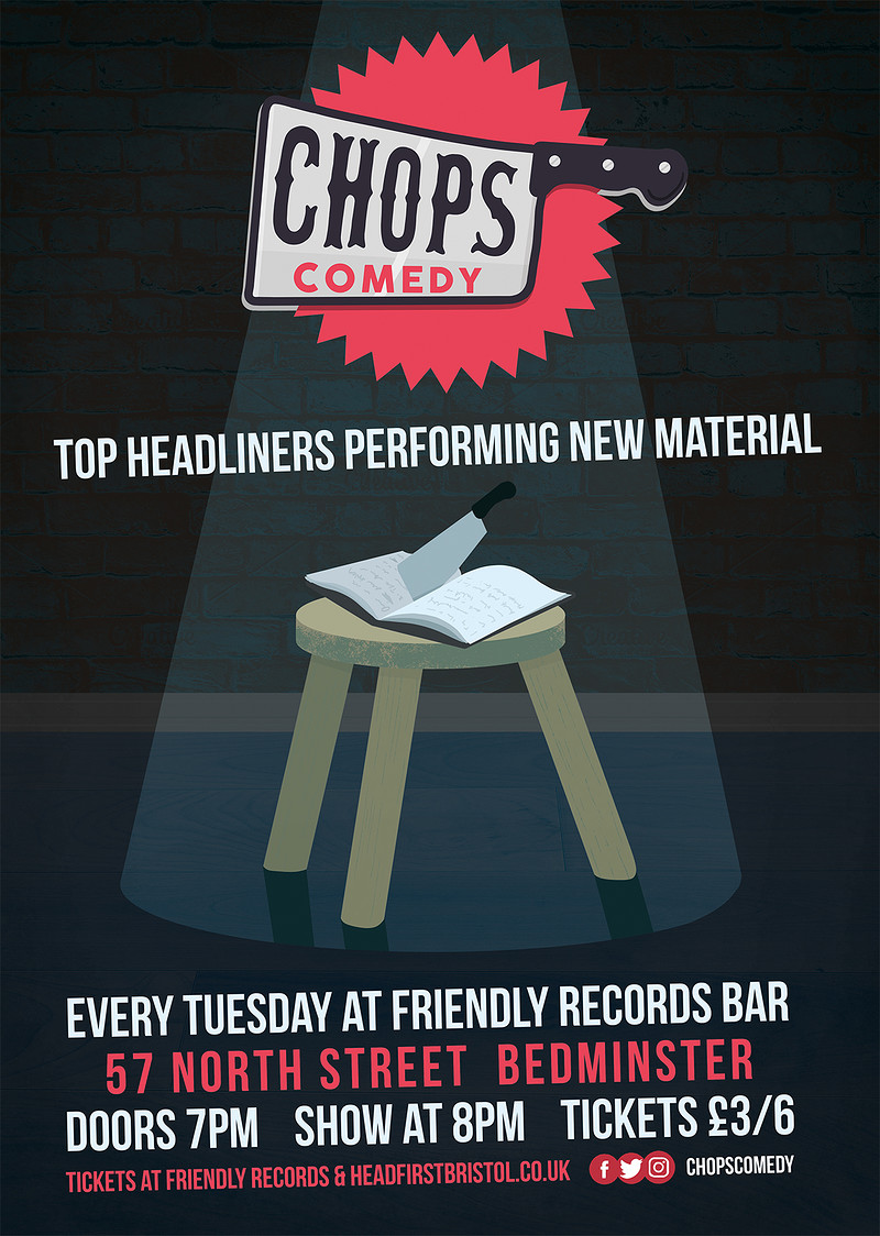 Chops Comedy at Friendly Records