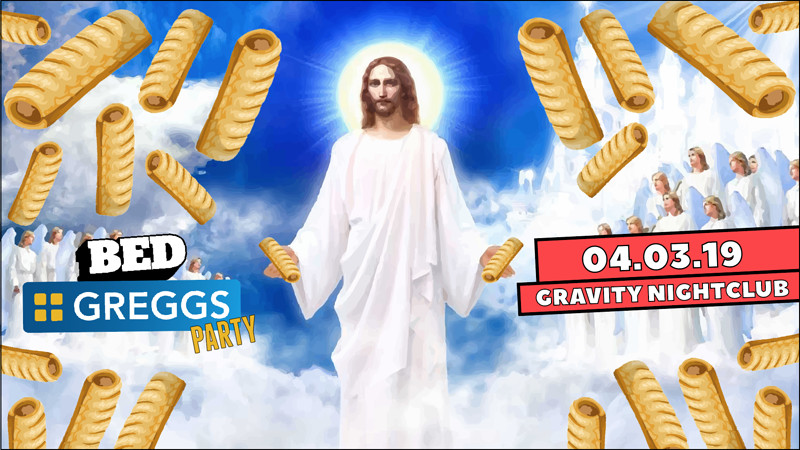 BED Bristol: Free Greggs Party at Gravity Night Club