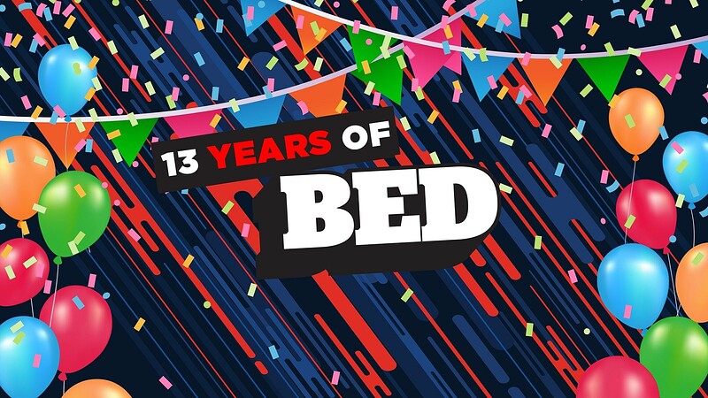 13 Years of BED at Gravity
