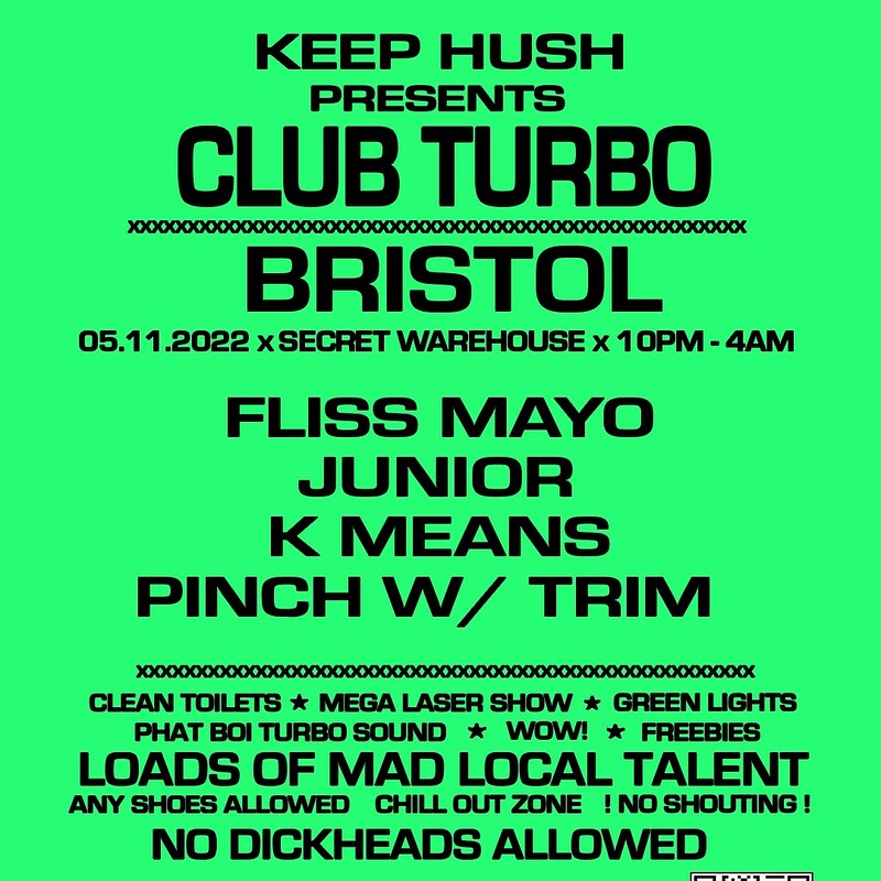 Keep Hush Club Turbo: Bristol at Green Works