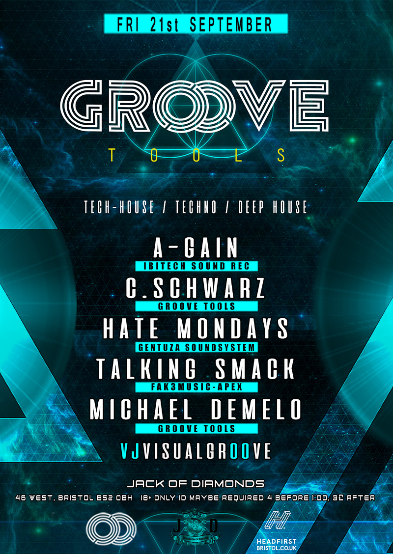 Groove Tools // 21St September // Techno at Jack of Diamonds