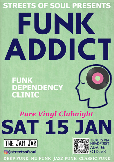 FUNK ADDICT at Jam Jar in Bristol