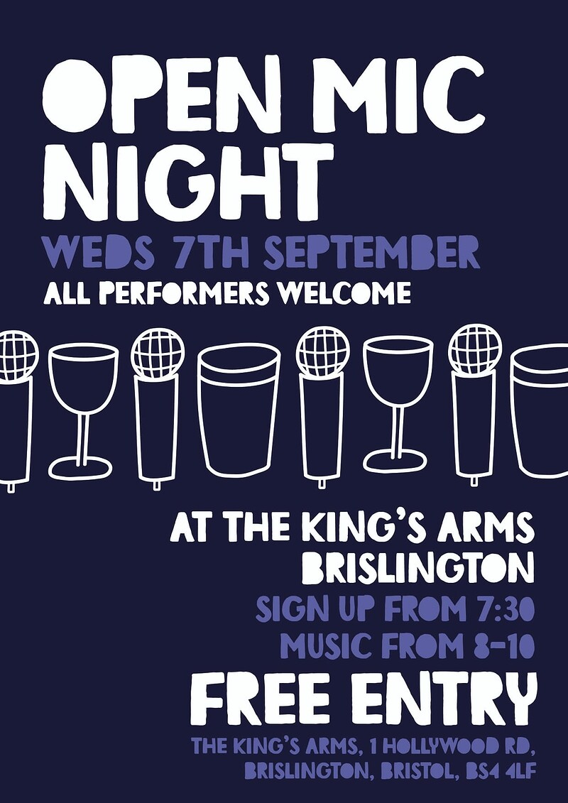 Open Mic Night at King's Arms, Brislington