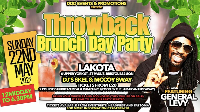 General Levy's Throwback Brunch Day Party at Lakota