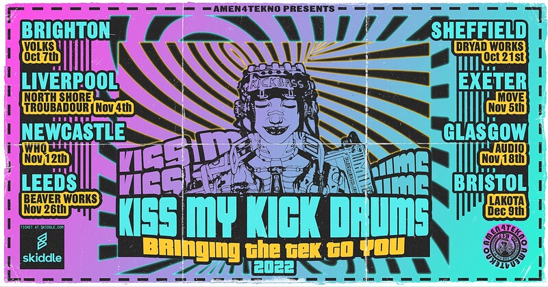Kiss My Kick Drums UK Tour: BRISTOL at Lakota
