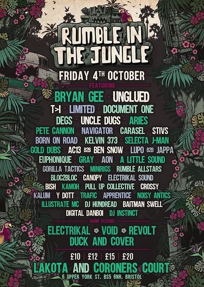 Rumble In The Jungle - Last tickets on Eventbrite at Lakota