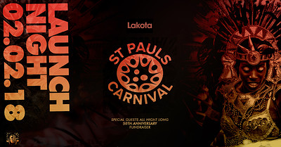 St Pauls Carnival Launch  at Lakota in Bristol