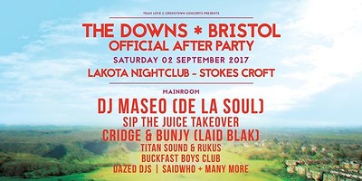 The Down's Bristol 2017 Fest OFFICIAL AFTER PARTY at Lakota