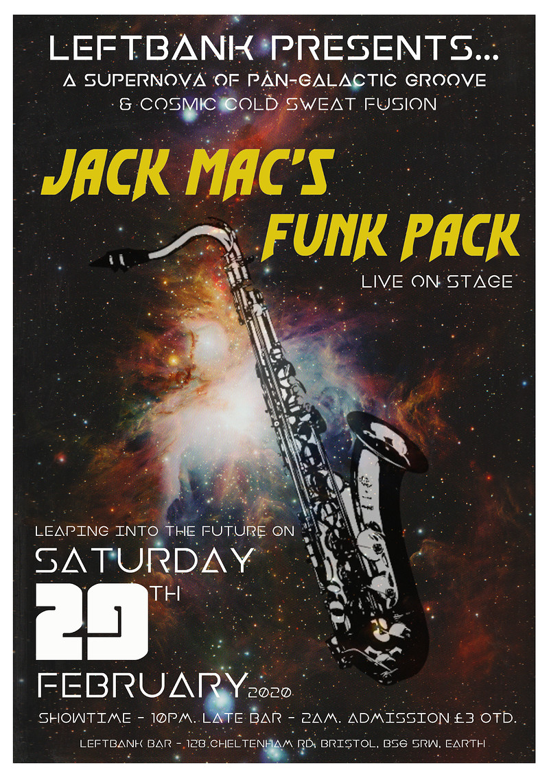 JACK MAC'S FUNK PACK at LEFTBANK