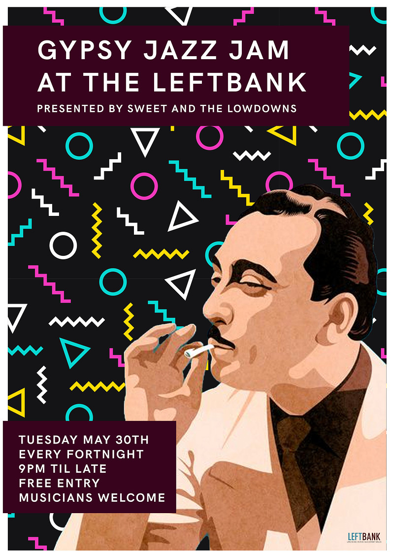 The First Gypsy Jazz Jam of the Year at LEFTBANK