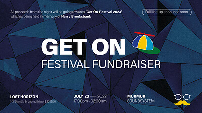 Get On Festival Fundraiser at Lost Horizon in Bristol