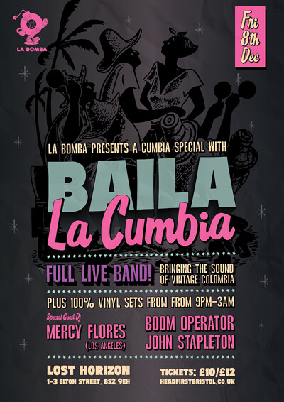 La Bomba Xmas Party with Baila La Cumbia at Lost Horizon