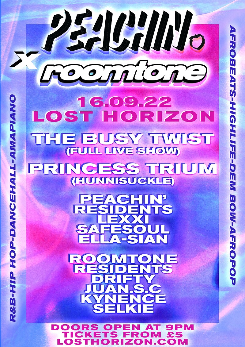 Peachin' x Club Roomtone | The Busy Twist at Lost Horizon