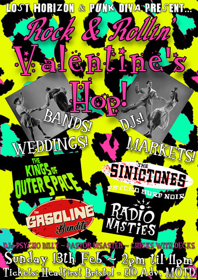 The Rock & Rollin' Valentine's Hop! at Lost Horizon in Bristol