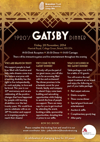1920's Gatsby Dinner at Marriott Royal