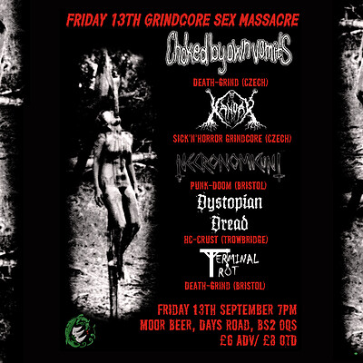 Friday the 13th Grindcore Sex Massacre at Moor Beer Co