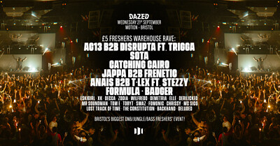 Dazed: £5 Freshers' Warehouse Rave at Motion in Bristol
