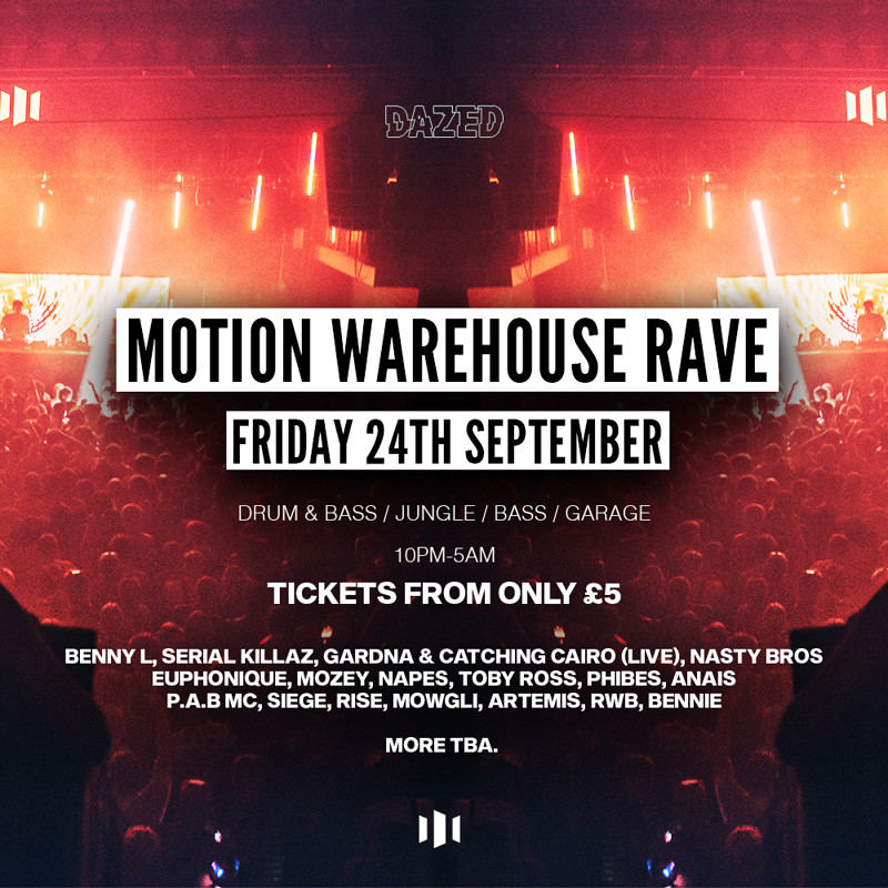 Dazed: Motion £5 Warehouse Rave at Motion