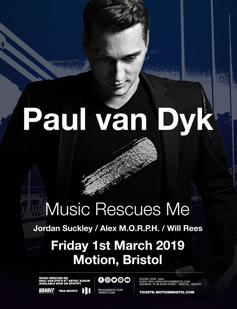 PAUL VAN DYK: MUSIC RESCUES ME at Motion