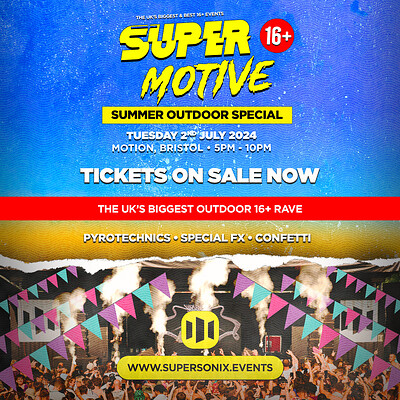 SuperMotive 16+ Outdoor Rave at Motion